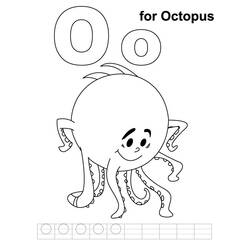 ぬりえページ: タコ (動物) #18996 - 無料の印刷可能なぬりえページ