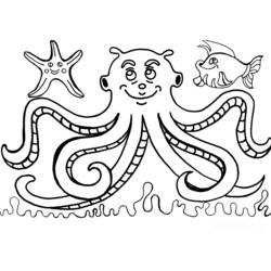 ぬりえページ: タコ (動物) #19036 - 無料の印刷可能なぬりえページ