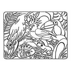 ぬりえページ: 野生/ジャングル動物 (動物) #21082 - 無料の印刷可能なぬりえページ