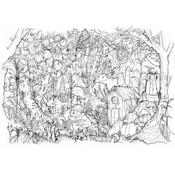 ぬりえページ: 野生/ジャングル動物 (動物) #21245 - 無料の印刷可能なぬりえページ