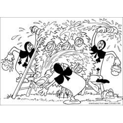 ぬりえページ: ふしぎの国のアリス (アニメーション映画) #127976 - 無料の印刷可能なぬりえページ