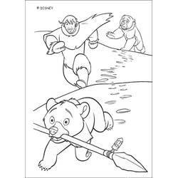 ぬりえページ: Brother Bear (アニメーション映画) #210076 - 無料の印刷可能なぬりえページ