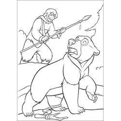 ぬりえページ: Brother Bear (アニメーション映画) #210082 - 無料の印刷可能なぬりえページ