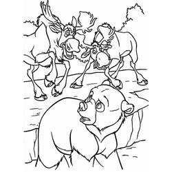 ぬりえページ: Brother Bear (アニメーション映画) #210086 - 無料の印刷可能なぬりえページ