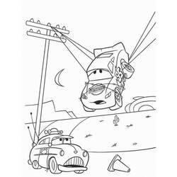 ぬりえページ: カーズ (アニメーション映画) #132527 - 無料の印刷可能なぬりえページ