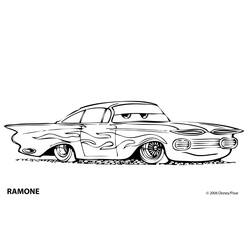 ぬりえページ: カーズ (アニメーション映画) #132549 - 無料の印刷可能なぬりえページ