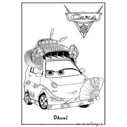 ぬりえページ: カーズ (アニメーション映画) #132554 - 無料の印刷可能なぬりえページ