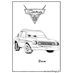 ぬりえページ: カーズ (アニメーション映画) #132598 - 無料の印刷可能なぬりえページ