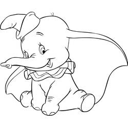 ぬりえページ: Dumbo (アニメーション映画) #170557 - 無料の印刷可能なぬりえページ