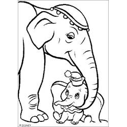 ぬりえページ: Dumbo (アニメーション映画) #170595 - 無料の印刷可能なぬりえページ