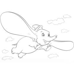 ぬりえページ: Dumbo (アニメーション映画) #170601 - 無料の印刷可能なぬりえページ