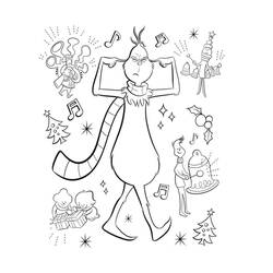 ぬりえページ: Grinch (アニメーション映画) #188357 - 無料の印刷可能なぬりえページ