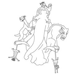 ぬりえページ: Ice Age (アニメーション映画) #71604 - 無料の印刷可能なぬりえページ