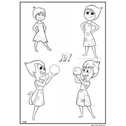 ぬりえページ: Inside Out (アニメーション映画) #131686 - 無料の印刷可能なぬりえページ