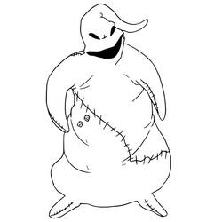 ぬりえページ: Jack Skellington (アニメーション映画) #202321 - 無料の印刷可能なぬりえページ