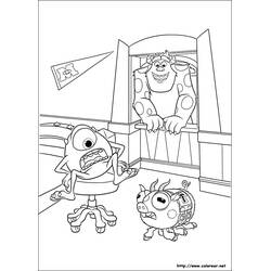 ぬりえページ: Monsters Inc. (アニメーション映画) #132499 - 無料の印刷可能なぬりえページ