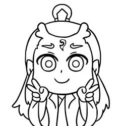 ぬりえページ: Ne Zha (アニメーション映画) #218653 - 無料の印刷可能なぬりえページ