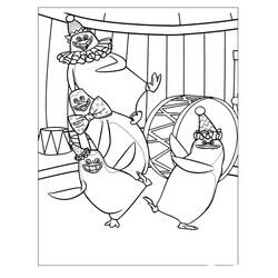 ぬりえページ: ザ・ペンギンズ from マダガスカル (アニメーション映画) #207614 - 無料の印刷可能なぬりえページ