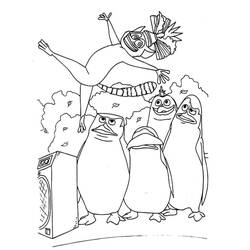 ぬりえページ: ザ・ペンギンズ from マダガスカル (アニメーション映画) #207618 - 無料の印刷可能なぬりえページ