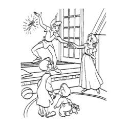 ぬりえ: Peter Pan - 無料の印刷可能なぬりえページ