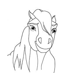 ぬりえページ: Spirit (アニメーション映画) #195409 - 無料の印刷可能なぬりえページ