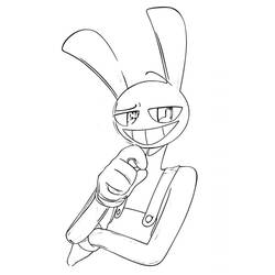 ぬりえページ: The Amazing Digital Circus (アニメーション映画) #213704 - 無料の印刷可能なぬりえページ