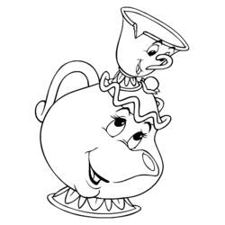 ぬりえページ: 美女と野獣 (アニメーション映画) #130972 - 無料の印刷可能なぬりえページ