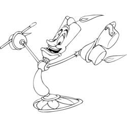 ぬりえページ: 美女と野獣 (アニメーション映画) #131017 - 無料の印刷可能なぬりえページ