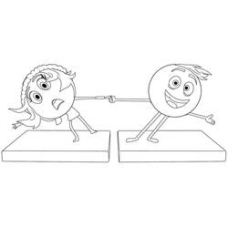 ぬりえ: The Emoji Movie - 無料の印刷可能なぬりえページ