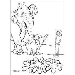 ぬりえページ: The Jungle Book (アニメーション映画) #130275 - 無料の印刷可能なぬりえページ