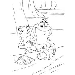 ぬりえページ: The Princessとthe Frog (アニメーション映画) #208968 - 無料の印刷可能なぬりえページ