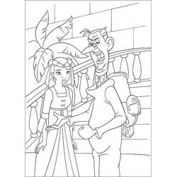 ぬりえページ: The Princessとthe Frog (アニメーション映画) #208973 - 無料の印刷可能なぬりえページ