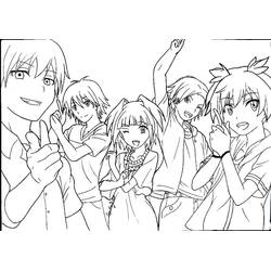 ぬりえページ: 暗殺教室 (アニメとマンガ) #184462 - 無料の印刷可能なぬりえページ