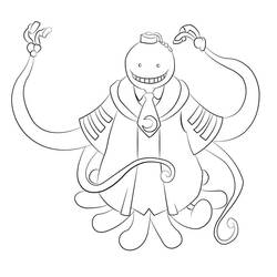 ぬりえページ: 暗殺教室 (アニメとマンガ) #184475 - 無料の印刷可能なぬりえページ