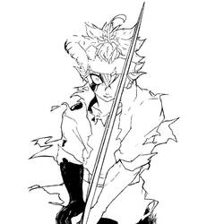 ぬりえ: ブラッククローバー - 無料の印刷可能なぬりえページ