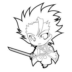 ぬりえページ: ブリーチ (アニメとマンガ) #208052 - 無料の印刷可能なぬりえページ