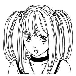 ぬりえページ: デスノート (アニメとマンガ) #183140 - 無料の印刷可能なぬりえページ