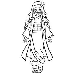 ぬりえページ: 鬼滅の刃 (アニメとマンガ) #175985 - 無料の印刷可能なぬりえページ