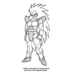 ぬりえ: ドラゴンボールZ - 無料の印刷可能なぬりえページ