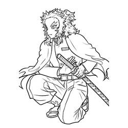 ぬりえページ: 煉獄杏寿郎 (アニメとマンガ) #220433 - 無料の印刷可能なぬりえページ