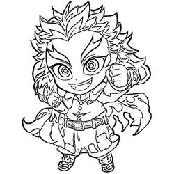 ぬりえページ: 煉獄杏寿郎 (アニメとマンガ) #220434 - 無料の印刷可能なぬりえページ