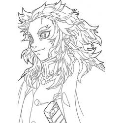 ぬりえページ: 煉獄杏寿郎 (アニメとマンガ) #220445 - 無料の印刷可能なぬりえページ