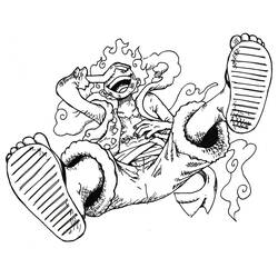 ぬりえページ: ルフィ (アニメとマンガ) #214993 - 無料の印刷可能なぬりえページ