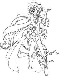 ぬりえページ: マーメイドメロディーぴちぴちピッチ (アニメとマンガ) #53655 - 無料の印刷可能なぬりえページ