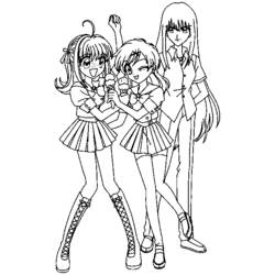 ぬりえページ: マーメイドメロディーぴちぴちピッチ (アニメとマンガ) #53664 - 無料の印刷可能なぬりえページ