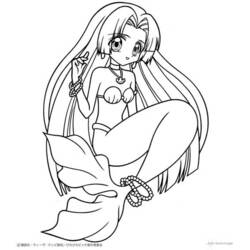 ぬりえページ: マーメイドメロディーぴちぴちピッチ (アニメとマンガ) #53767 - 無料の印刷可能なぬりえページ