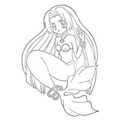 ぬりえページ: マーメイドメロディーぴちぴちピッチ (アニメとマンガ) #53778 - 無料の印刷可能なぬりえページ