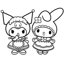 ぬりえページ: マイメロディ (アニメとマンガ) #219994 - 無料の印刷可能なぬりえページ