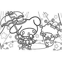 ぬりえページ: マイメロディ (アニメとマンガ) #219998 - 無料の印刷可能なぬりえページ