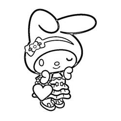 ぬりえページ: マイメロディ (アニメとマンガ) #220005 - 無料の印刷可能なぬりえページ